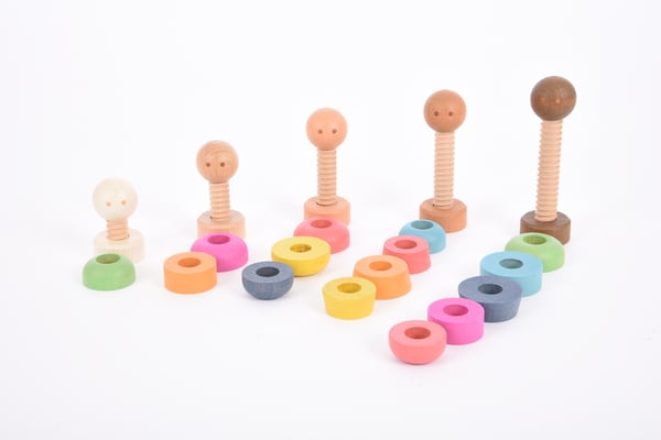 Tickit Rainbow Wooden Community People