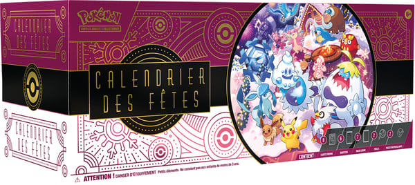 Asmodee Pokémon : Calendrier des fêtes 2025 (de l'avent) 10 min Korttipeli Keräilykorttipeli