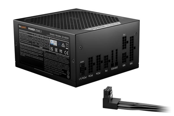be quiet! POWER ZONE 2 850W strömförsörjningsenheter 20+4 pin ATX ATX Svart