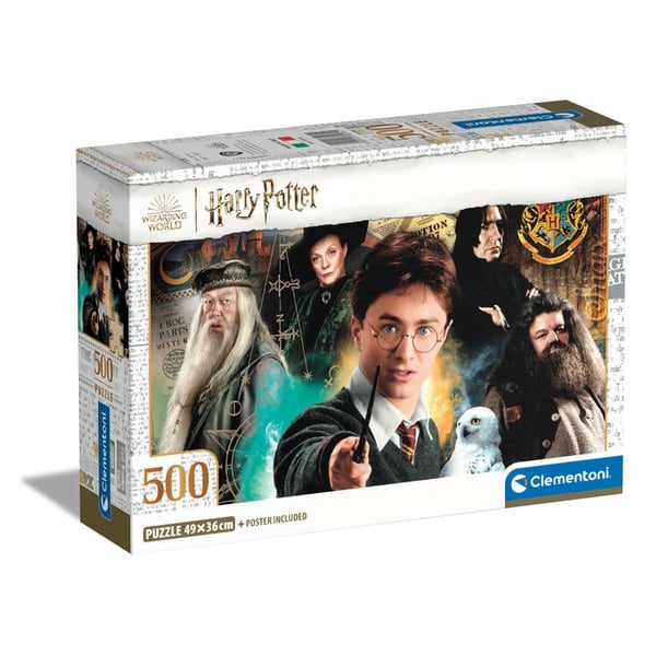 Clementoni Wizarding world Harry Potter Puslespil 500 stk Fjernsyn/film