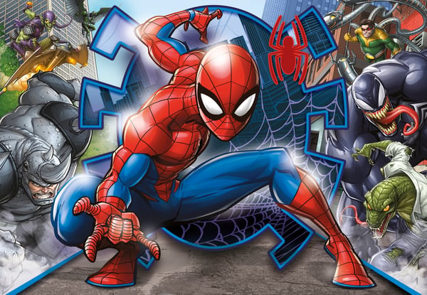 Clementoni Spider-Man Puslespil 104 stk Tegnefilm