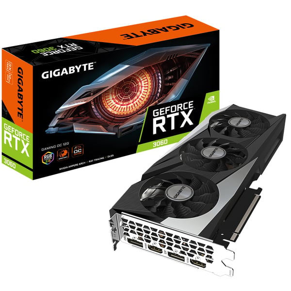 GIGABYTE GAMING GeForce RTX 3060 OC 12G NVIDIA 12 GB GDDR6