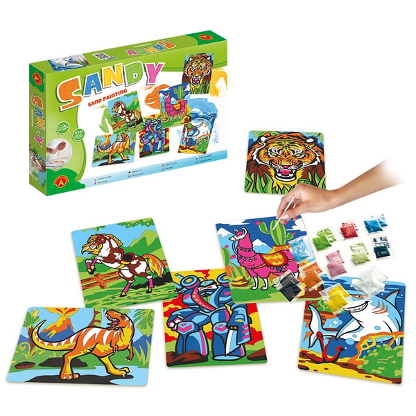 Alexander Toys Sandy Sand Painting Big Box Värityskuvasetti