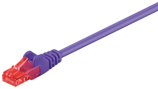 Microconnect B-UTP60025P netværkskabel Lilla 0,25 m Cat6 U/UTP (UTP) Rund