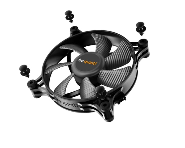 be quiet! BL085 Computerkølesystem Computerkabinet Ventilator 12 cm Sort