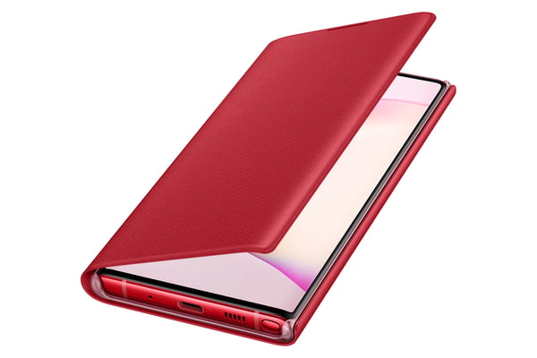 Samsung EF-NN970 mobiltelefon etui 16 cm (6.3") Folie Rød