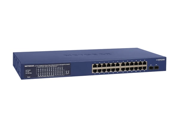 Netgear Smart GS724TP - Kytkin - L3 Lite - Älykäs - 24 x 10/100/1000 (PoE+)