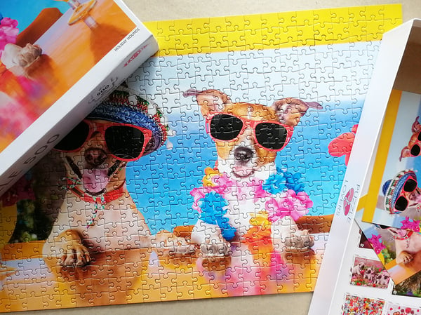 Tactic Holiday Hounds 500 pcs Kuviopalapeli 500 kpl Eläimet