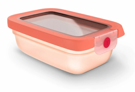 Tefal oneClick N1211110 enhed til madopbevaring Rektangulær Kasse 1,5 L Orange 1 stk