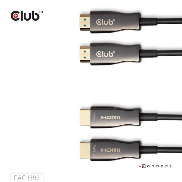 CLUB3D CAC-1392 HDMI-kabel 30 m HDMI Typ A (standard) Svart