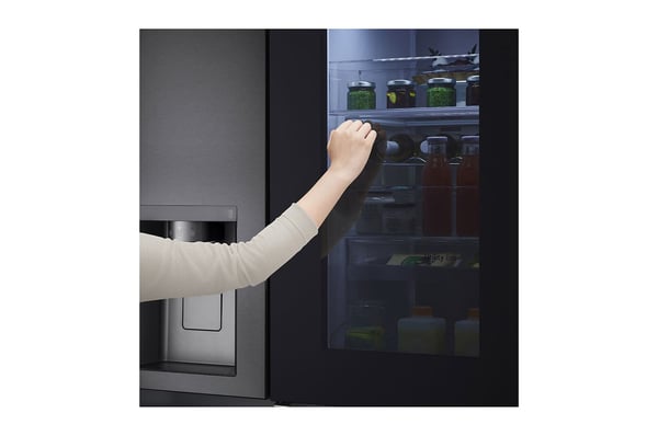 LG GSXE81EVBD side-by-side køle-fryseskab Fritstående 628 L Sort