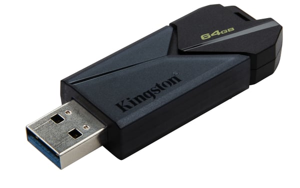 Kingston Technology DataTraveler 64 GB Portable USB 3.2 Gen 1 Exodia Onyx