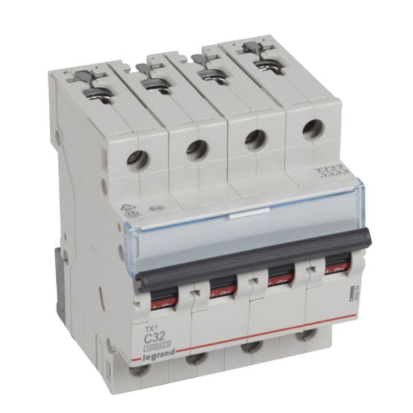 Legrand Strømafbryder 4P C 32A 10kA AC S314 TX3 (404259)