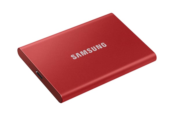 Samsung Portable SSD T7 500 GB USB Type-C 3.2 Gen 2 (3.1 Gen 2) Punainen