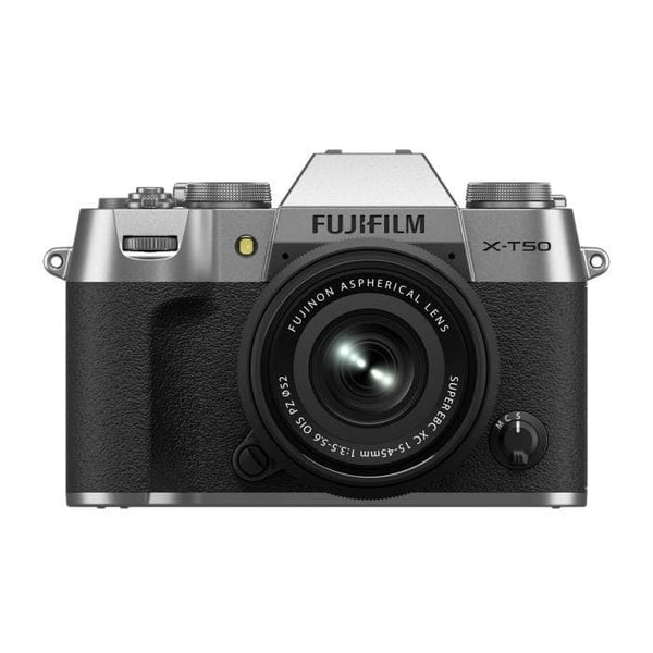 Fujifilm X -T50 + XC15-45mmF3.5-5.6 OIS PZ MILC 40,2 MP X-Trans CMOS 5 HR 7728 x 5152 pixlar Silver