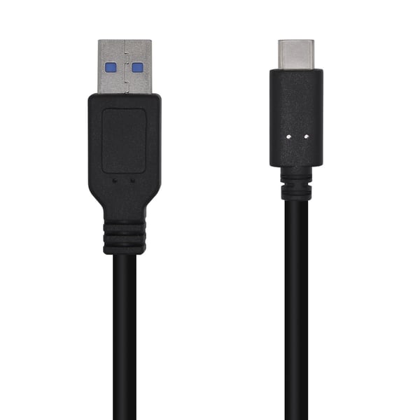 AISENS A107-0449 USB-kabel USB 3.2 Gen 2 (3.1 Gen 2) 0,5 m USB A USB C 10 Gbit/sek. Sort