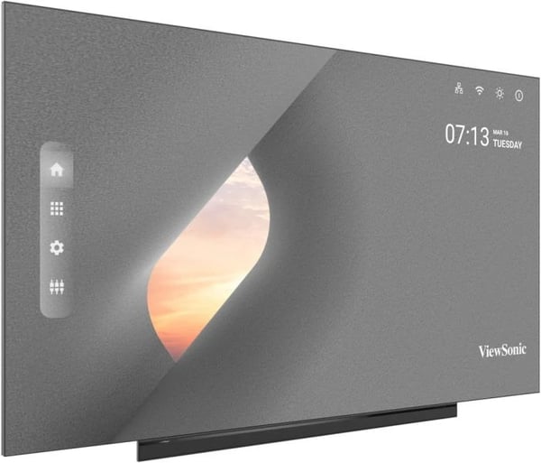 Viewsonic LDM136-151 infonäyttö Digitaalinen litteä infotaulu 3,45 m (136") LED Wi-Fi 600 cd/m² Musta Android 9