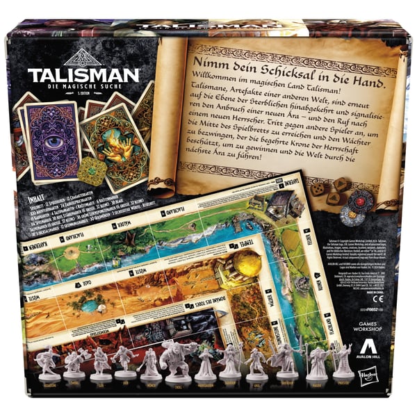 Hasbro Gaming Avalon Hill Talisman The Magical Quest-brädspel 5 e utgåvan