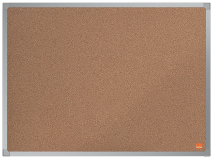 Nobo 1915460 anslagstavla med ficka inomhus Brun Aluminium