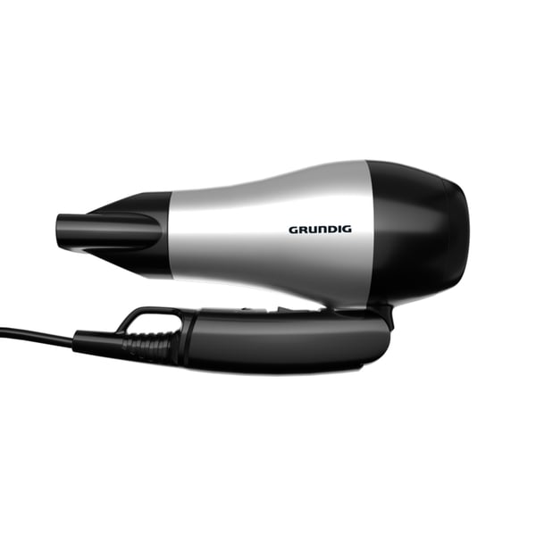 Grundig HD 2200 hårtørrer 1200 W Sort, Sølv