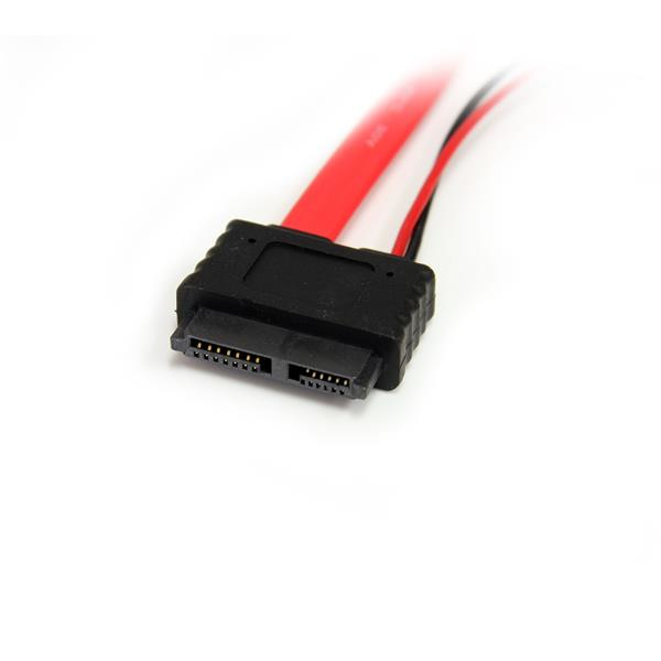 StarTech.com SLSATAF36 SATA-kabel 0,9144 m SATA 13-pin SATA 7-pin + Molex (4-pin) Rød