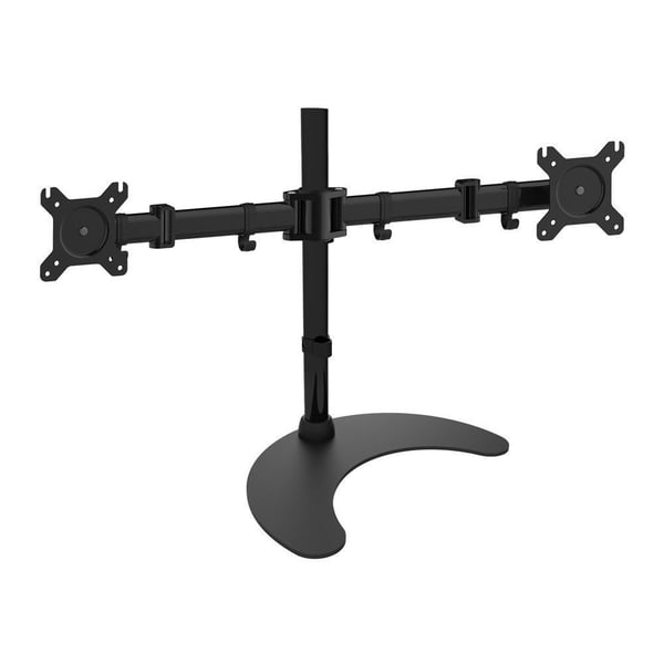 Techly Desk Stand for 2 Monitor 13-27" with Base h.400m ICA-LCD 3410 68,6 cm (27") Skrivebord Sort
