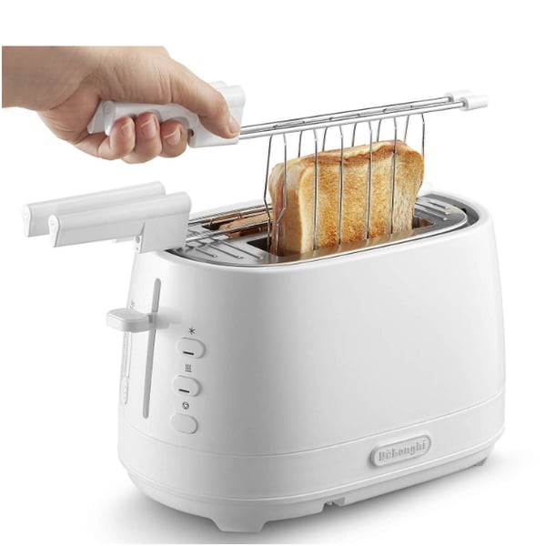 De’Longhi CTLAP2203.W 2 viipale(i)ta 550 W Valkoinen De’Longhi CTLAP2203.W 2 viipale(i)ta 550 W Valkoinen