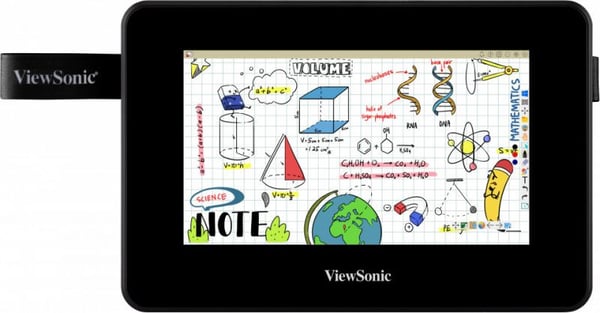 Viewsonic ID710-BWW skrivunderlägg LCD 17,8 cm (7") Svart