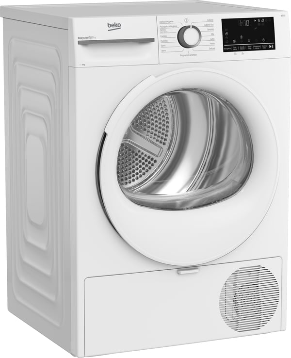Beko BMT481WI_IT tørretumbler Fritstående Front-læsning 8 kg Hvid
