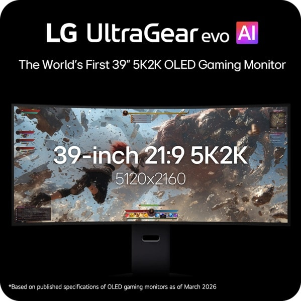 LG 39GX950B-B computerskærm 99,1 cm (39") 5120 x 2160 pixel 5K Ultra HD OLED Sort