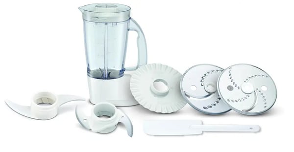 Moulinex DoubleForce Compact FP544111 foodprocessor 800 W 2,2 L Hvid