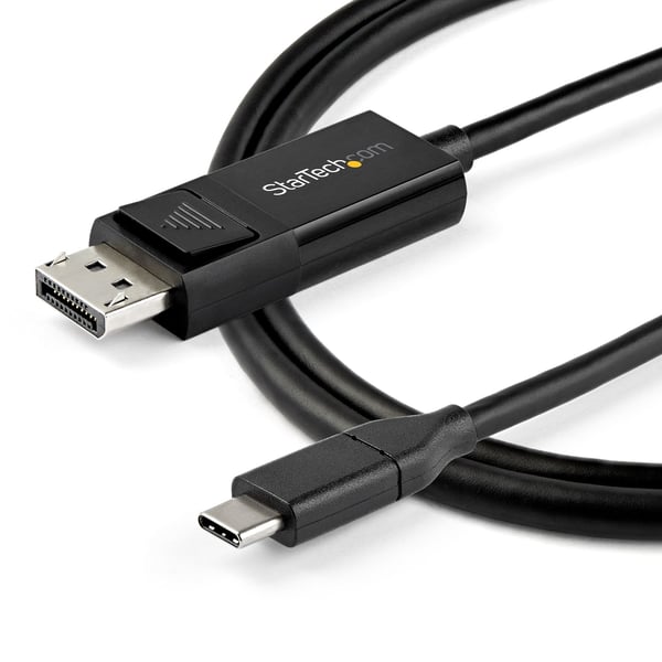 StarTech.com 2m USB-C til DisplayPort-kabel - 8K - tovejs - DisplayPort-kabel - 24-bens USB-C