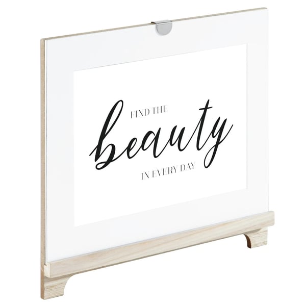 Hama Beauty Enbildsram Transparent, Vit