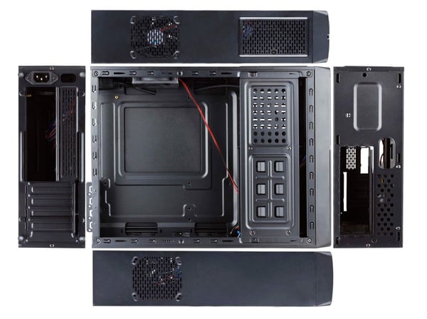 Chieftec UE-02B computeretui Mini Tower Sort 250 W