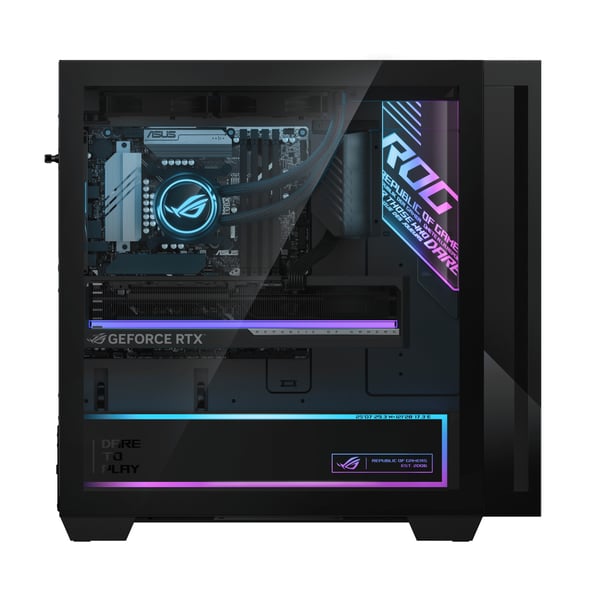ASUS ROG G700 G700TF-7265KF270W Intel Core Ultra 7 265KF 64 GB DDR5-SDRAM 2 TB SSD NVIDIA GeForce RTX 5080 Windows 11 Home Tower PC Svart