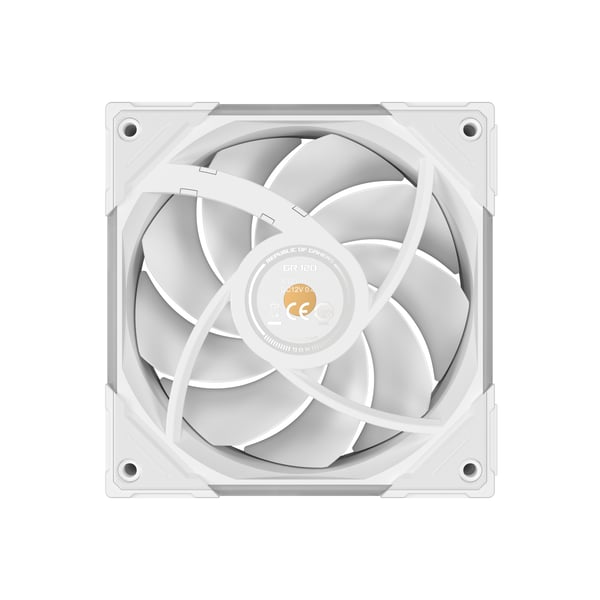 ASUS ROG Eurux GR120 ARGB Fan White Triple Pack Datorväska 12 cm Vit 3 styck
