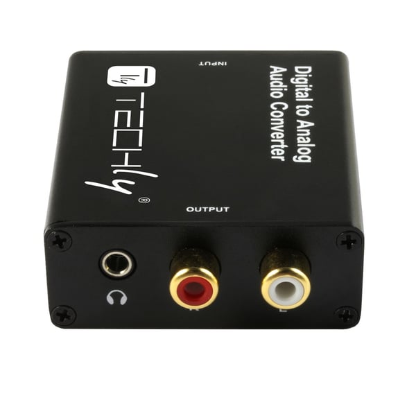 Techly IDATA SPDIF-9 ljudomvandlare Svart
