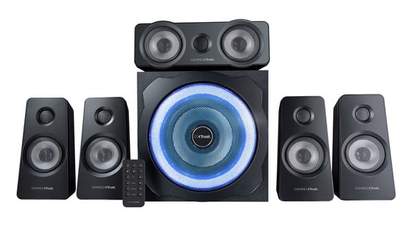 Trust GXT 658 Tytan 5.1 højttalersæt 90 W Universel Sort 5.1 kanaler