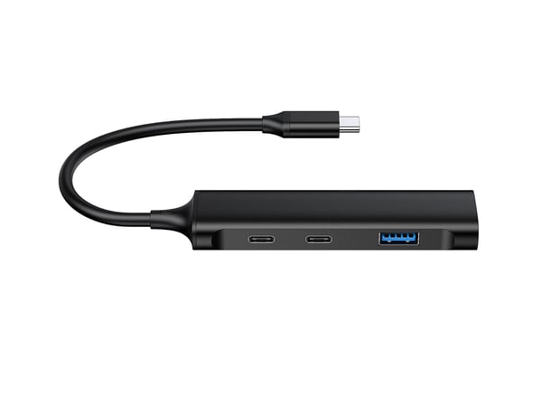 Conceptronic HUBBIES12B gränssnittshubbar USB 3.2 Gen 1 (3.1 Gen 1) Type-C 5000 Mbit/s Svart