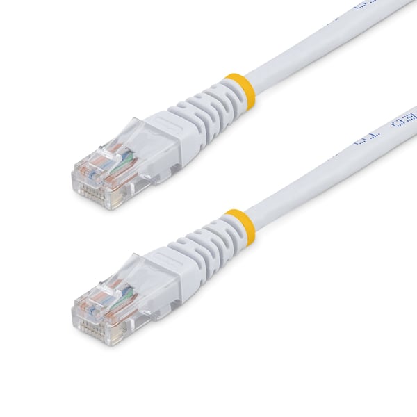 StarTech.com 15m Cat5e RJ45 UTP Patchkabel - Cat 5e netværkskabel - Hvid - Patch-kabel - RJ-45 (M)