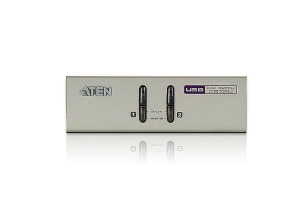 ATEN USB VGA/Audio KVM-switch med 2 portar