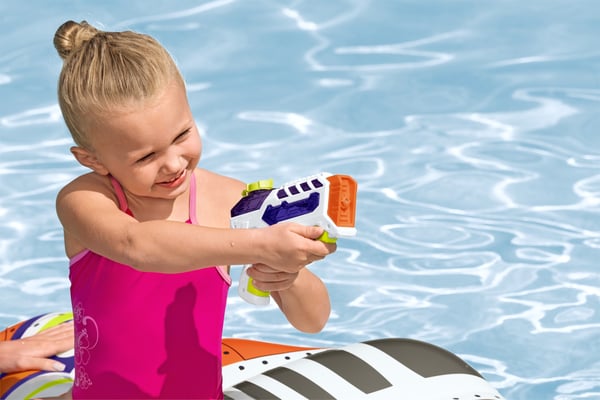 Bestway 41503 pool- och badmadrass Multifärg Mönstrad Polyvinylklorid (PVC) Sittbadleksak