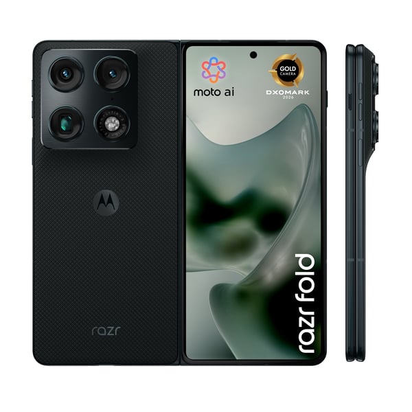 Motorola razr fold 20,6 cm (8.09") Kaksois-SIM Android 16.0 5G USB Type-C 16 GB 512 GB 6000 mAh Musta