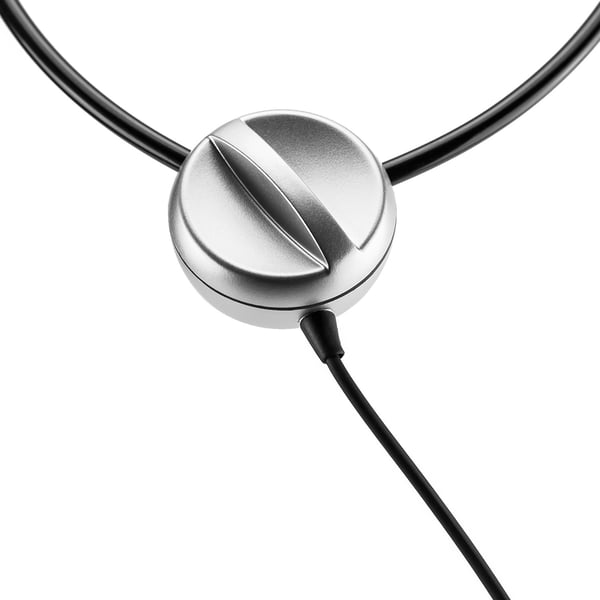Grundig Swingphone 568 Hörlurar Kabel Under hakan Svart, Silver