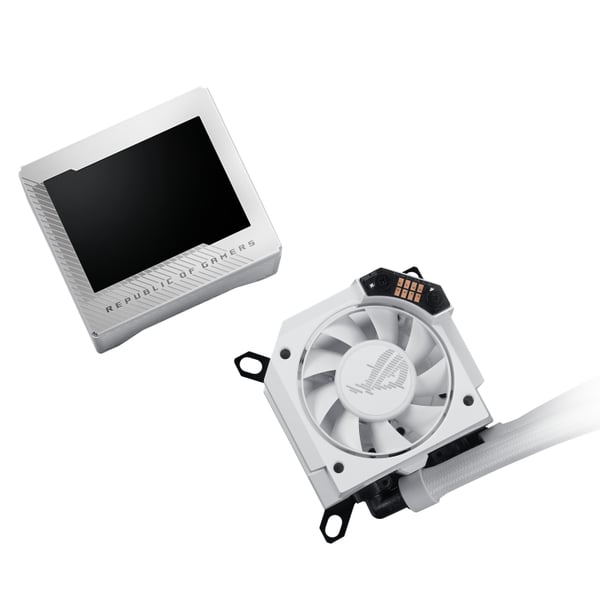 ASUS ROG RYUJIN III 360 ARGB White Edition Processor Allt-i-ett vätskekylare 12 cm Vit 1 styck