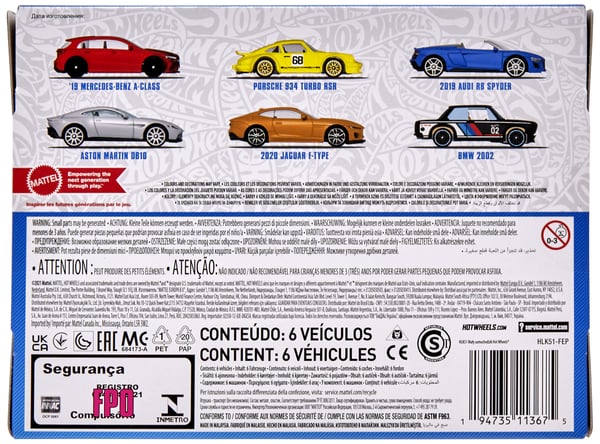 Hot Wheels European Car Culture Themed Multipack