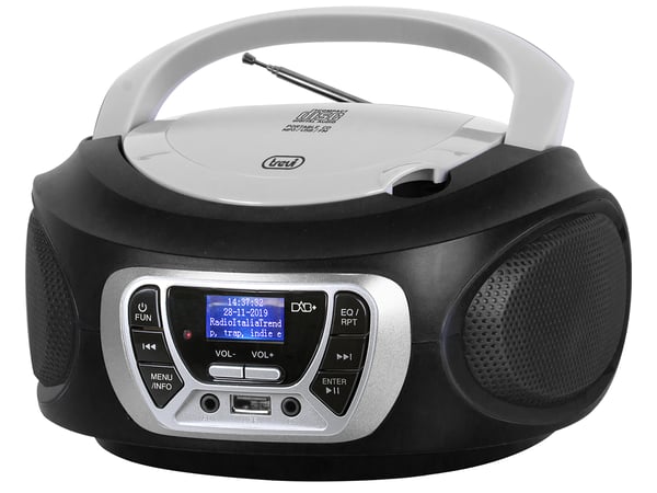 Trevi CMP 510 DAB Digitaalinen 3 W DAB, DAB+, FM Musta MP3-toisto