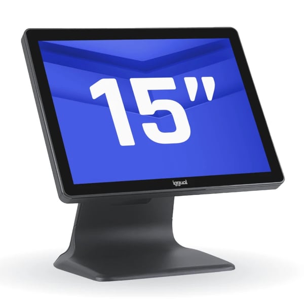 iggual AIO 15.64.1000SO N100 All-in-One 38,1 cm (15") 1024 x 768 pixel Berøringsskærm Sort