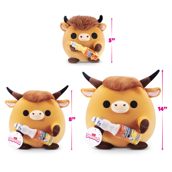 Snackles licenseret serie 3 12 cm plysdyr