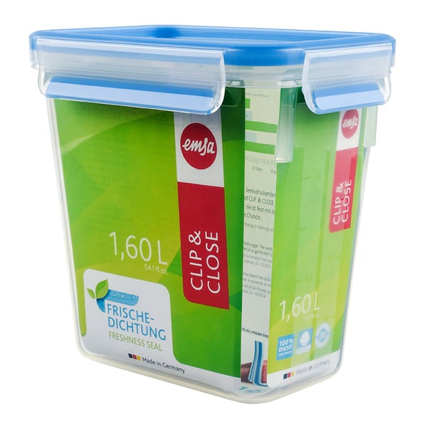 EMSA 508543 matburkar Rektangulär Låda 1,5 l Transparent 1 styck